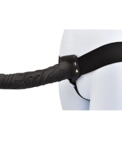 Loving Joy 9 Inch Hollow Strap On Black
